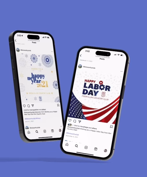 Holiday Social Media Posts for Illini CC