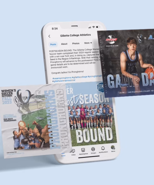 Athletic Department Social Media Posts